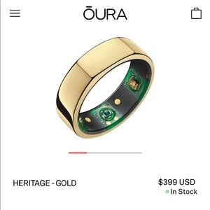 Oura Ring Heritage Gold